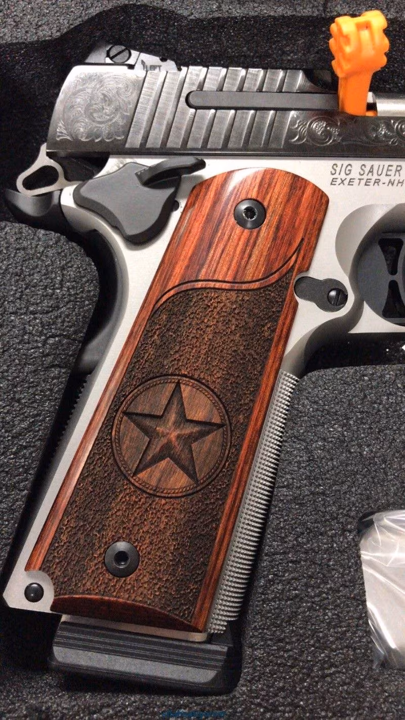 1911 Sig Sauer Texas Silver Edition