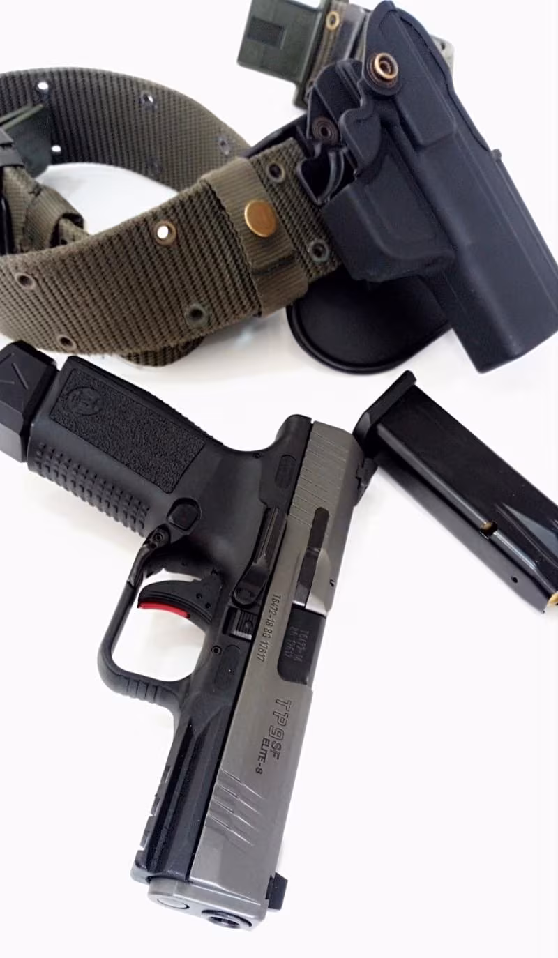 CANİK TP9 SF ELİTE-S TUNGSTEN CERAKOTE KAPLAMA- SIFIR AYARINDA-KYDEX İÇ KILIF- 19+1 ŞARJÖR KAPASİTESİ