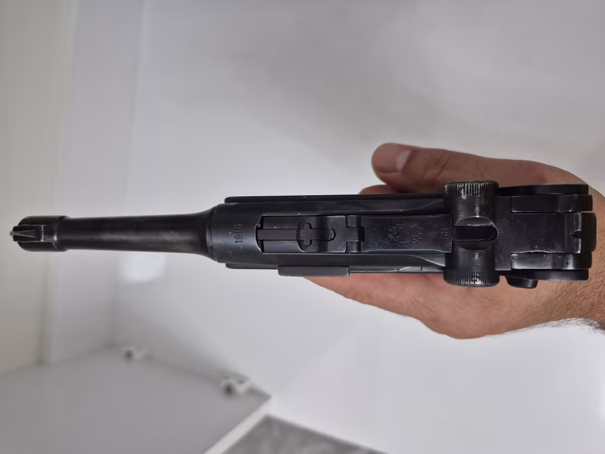 DWM Luger Parabellum P08 9×19 mm.