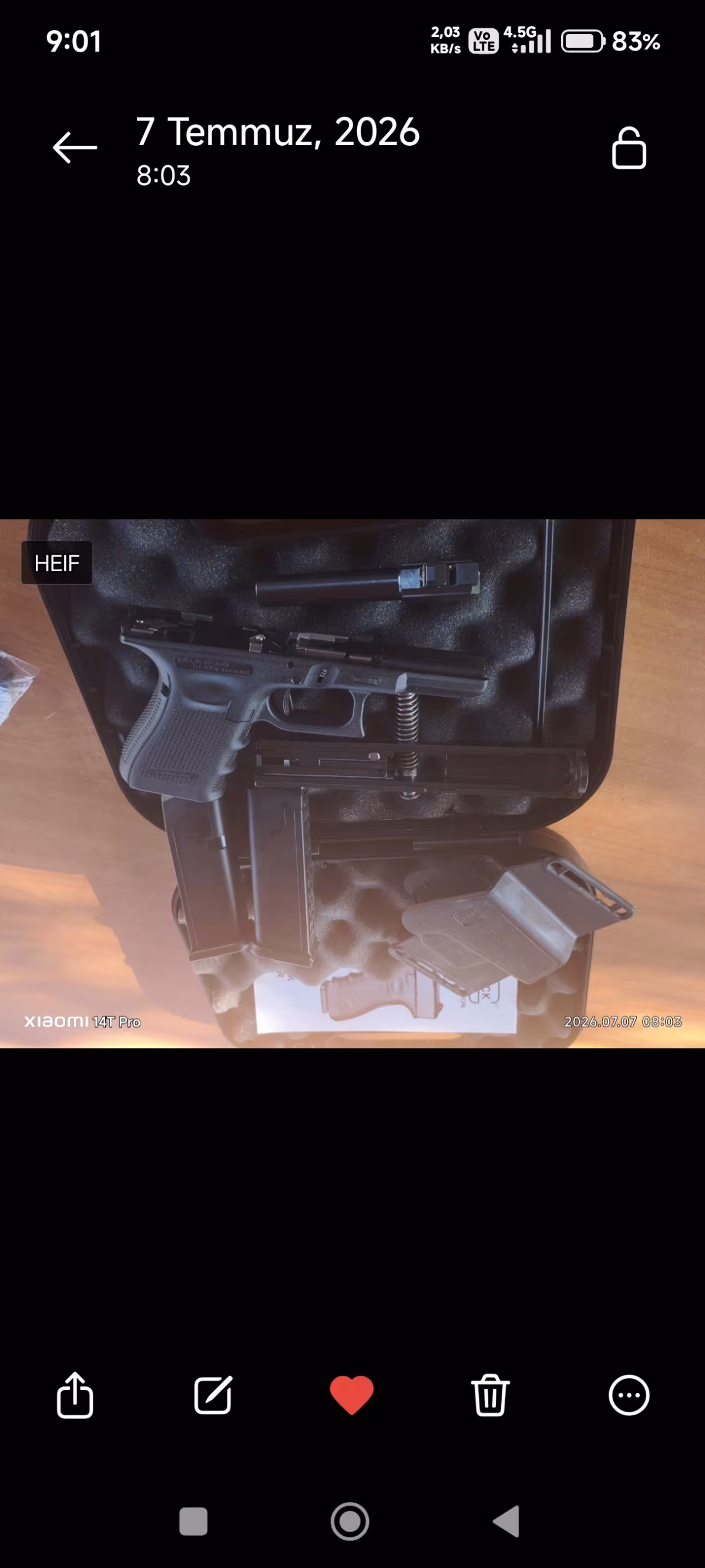 Sıfır ayarında GLOCK 19 GEN4 AUSTRİA