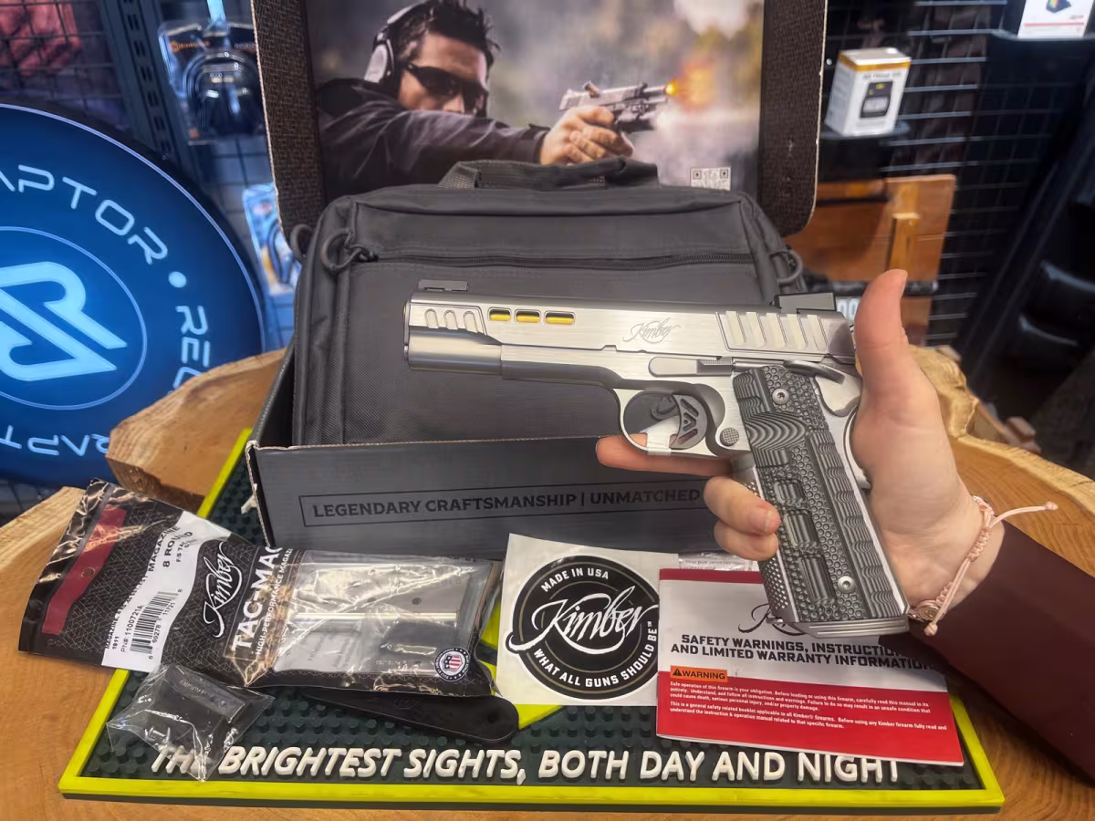 kimber rapide dawn 45 acp sıfır kutusunda