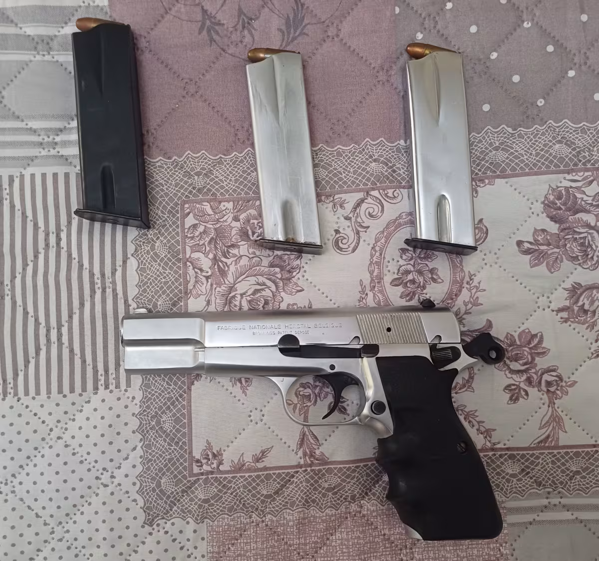 Balıklı Halkalı Belçika Browning  9 mm 14 lu