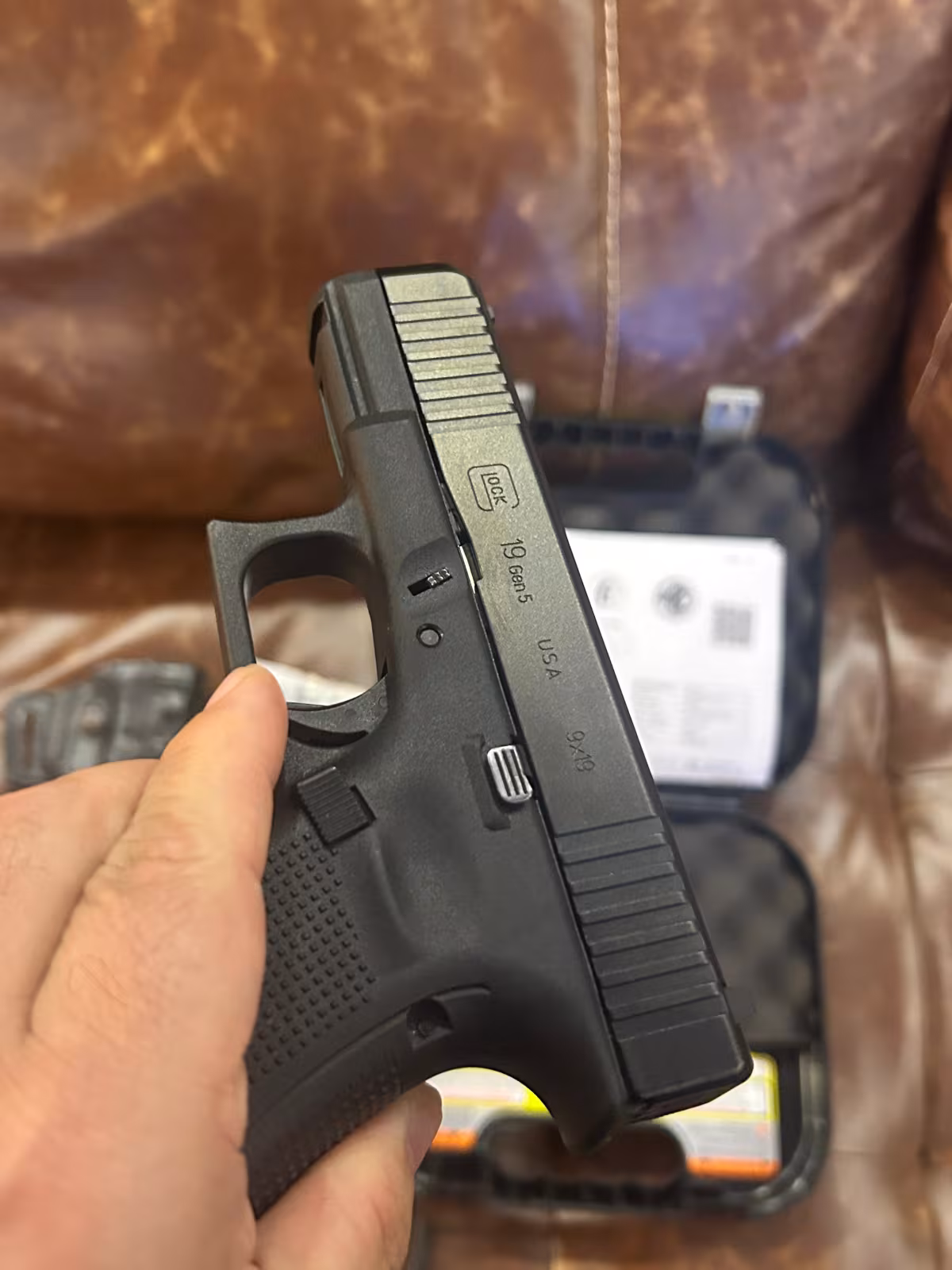 sıfır ayarında Glock 9-19 Gen5 (1,5 sene önce MKE'den alınma)