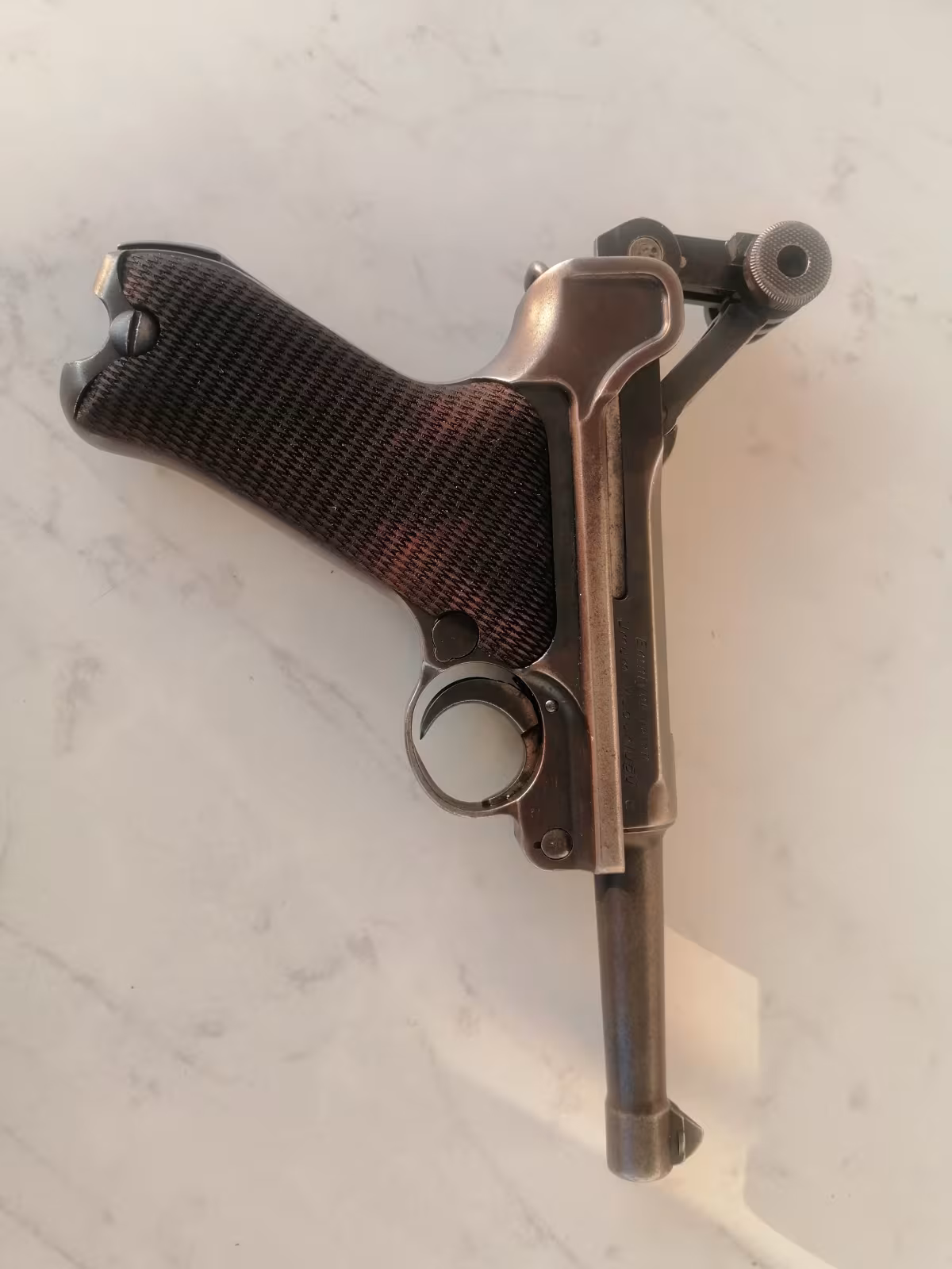 Emekli Polisten ORJİNAL PARABELLUM P08 MUSER