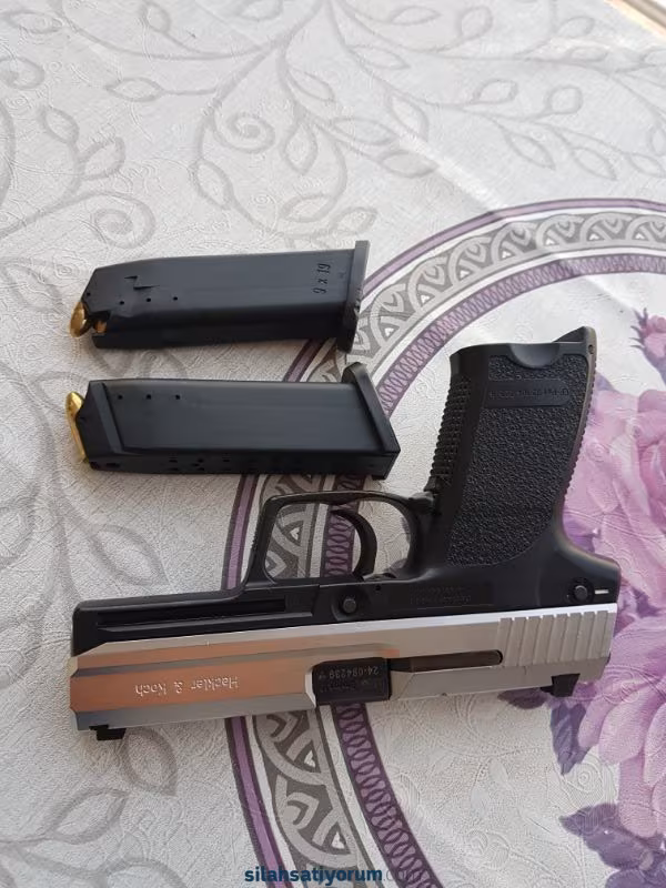 İhtiyaçtan satılık bulundurma ruhsatlı 15+1 heckler koch