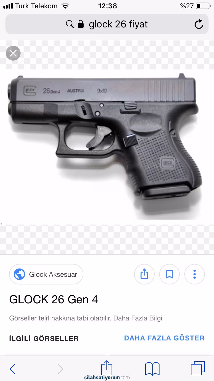 Glock g26 (hayalet tabanca)
