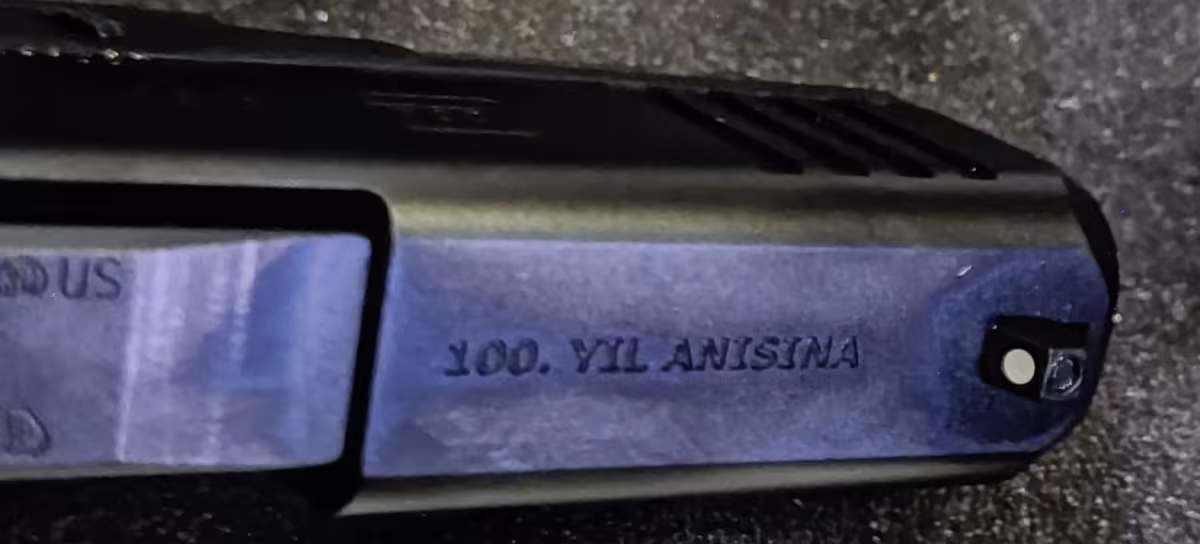 Glock 43x 100. Yıl seri TURK seri numaralı