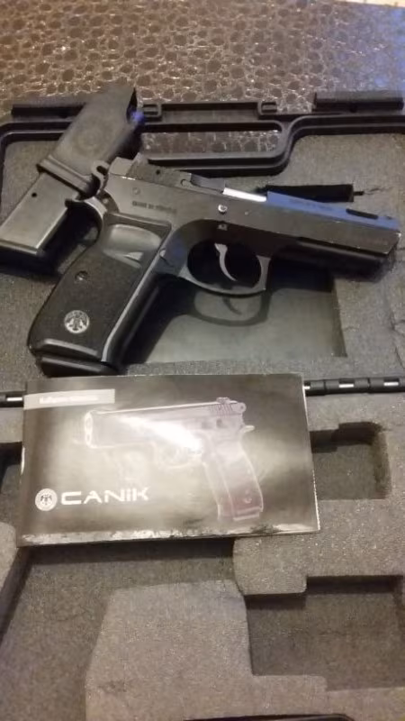 Sıfır ayarında 500 mermi atılmış  canik 55 shark Fc