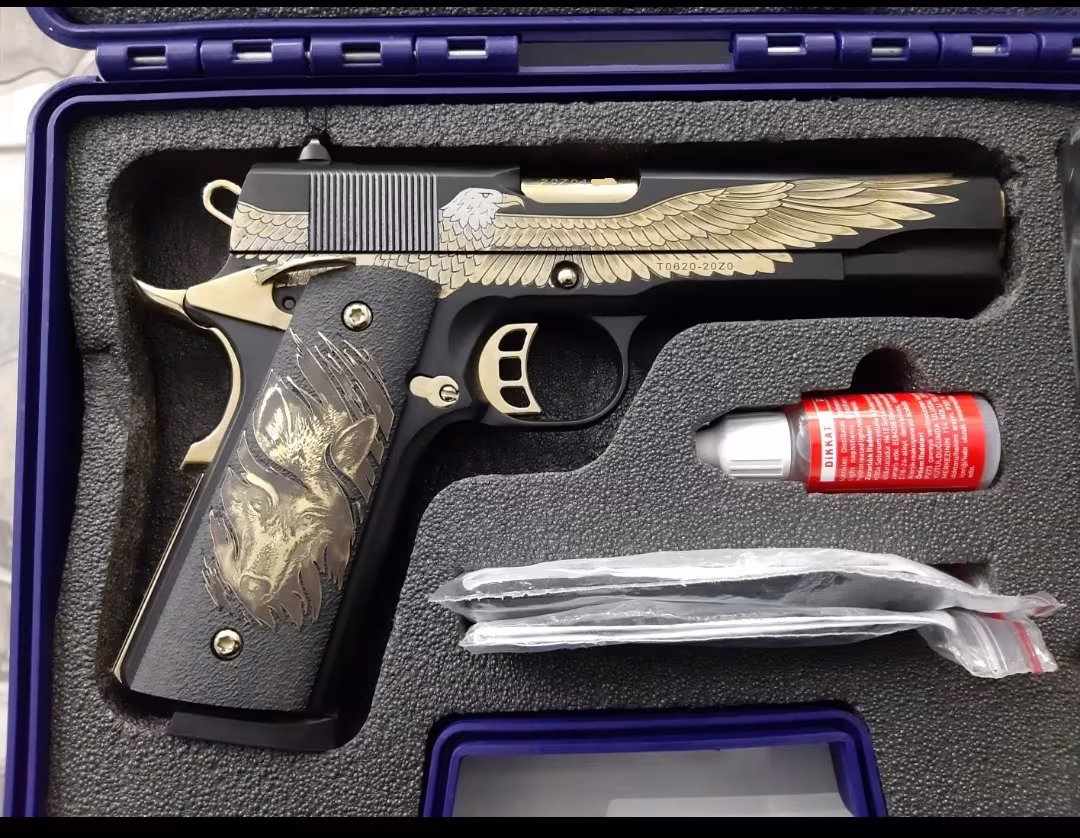 Tisaş ZİG 1911 – Özel Kartal İşlemeli  (45 ACP)