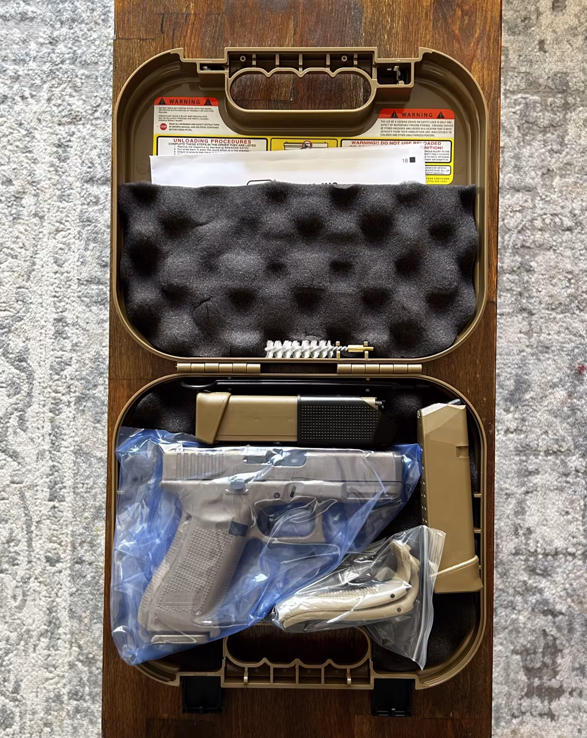 MEMURDAN HİÇ KULLANILMAMIŞ GLOCK 19x SAHRA