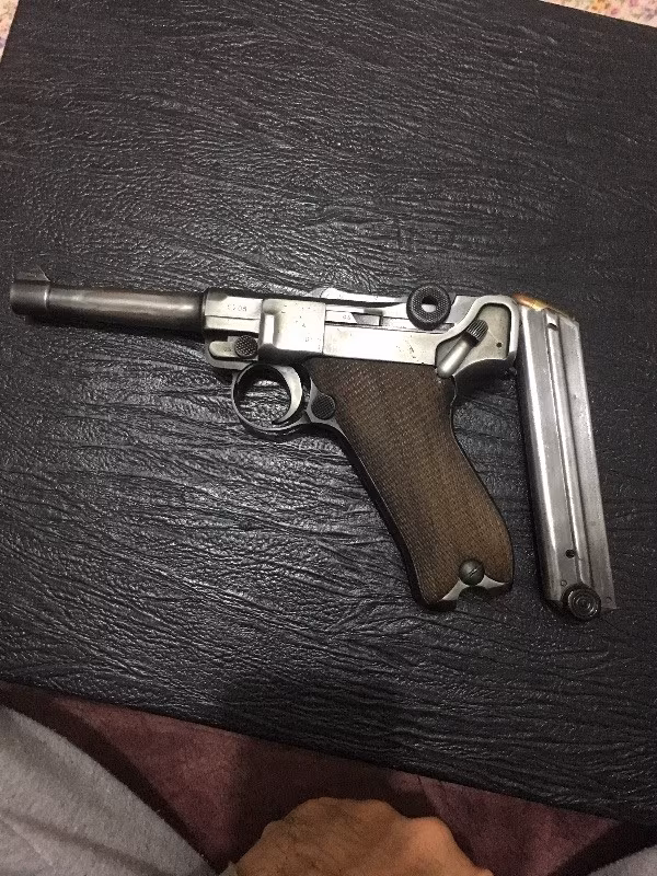 Luger P 08 makaralı parabellum