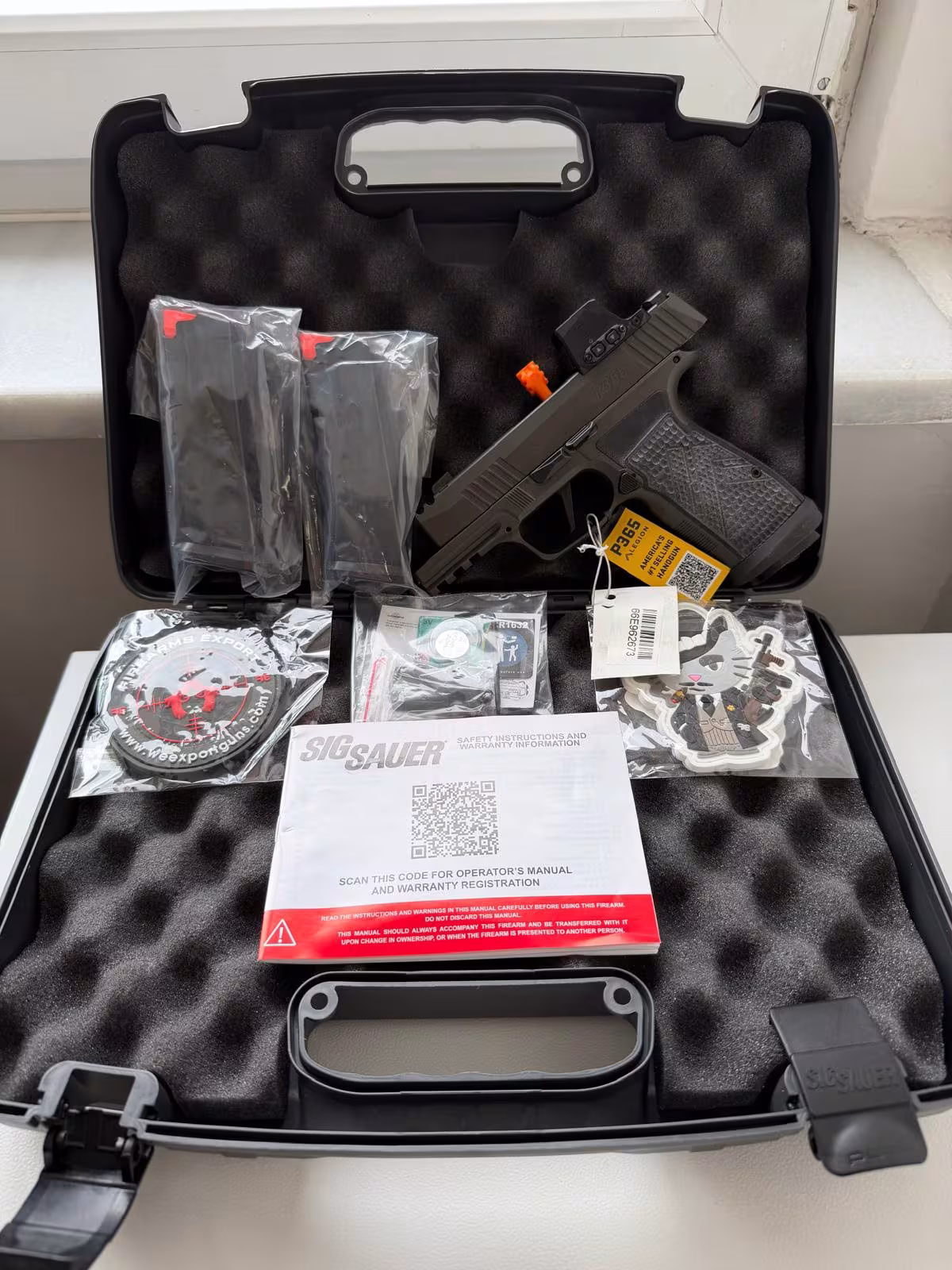 SIG SAUER P365 AXG LEGION + Orijinal SİG SAUER ROMEO-X Red Dot