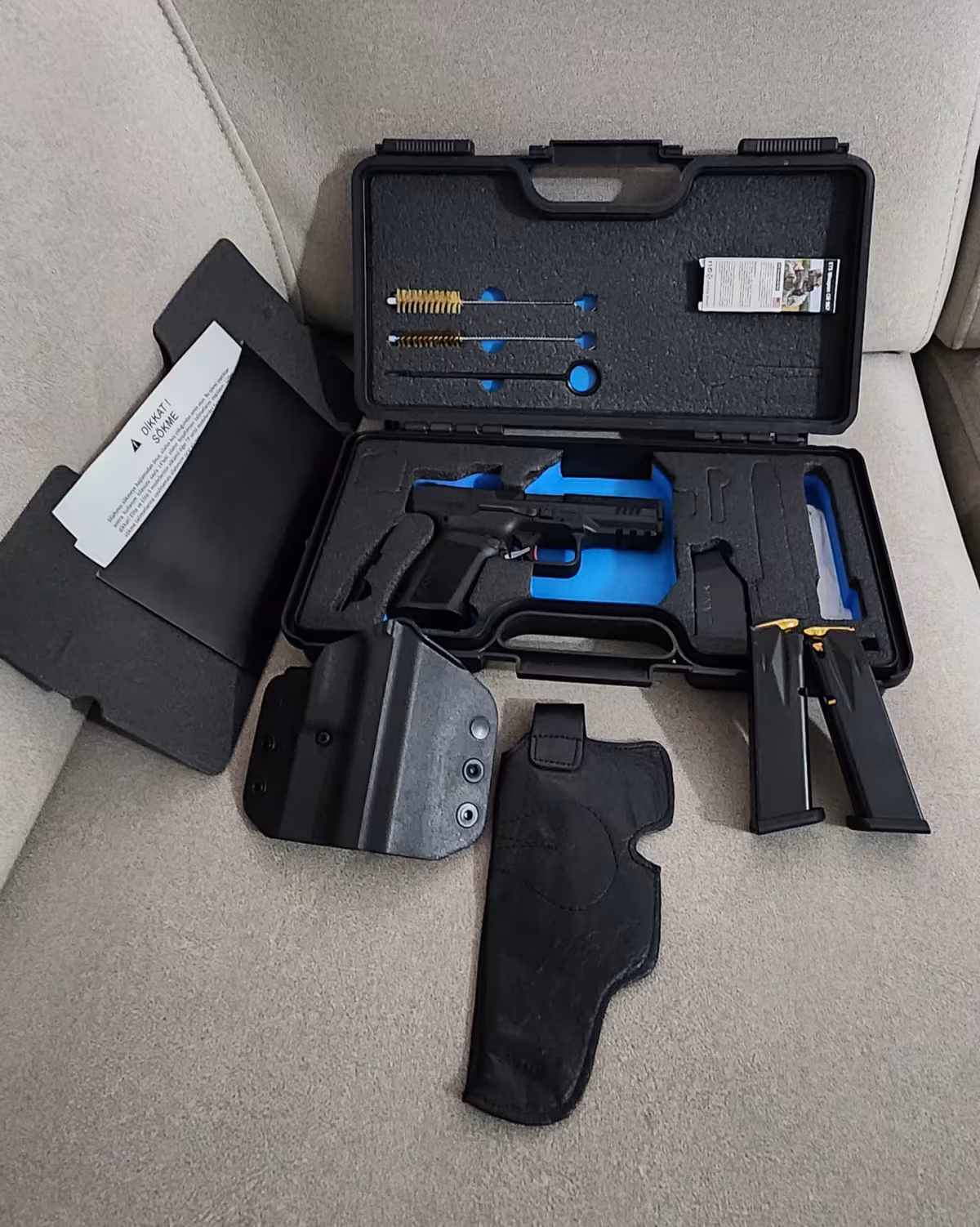 İLK SAHİBİNDEN CANİK TP9 SF ELİT-S RUHSATLI FULL KUTULU SIFIR AYARINDA ÇİZİKSİZ BAKIMLI