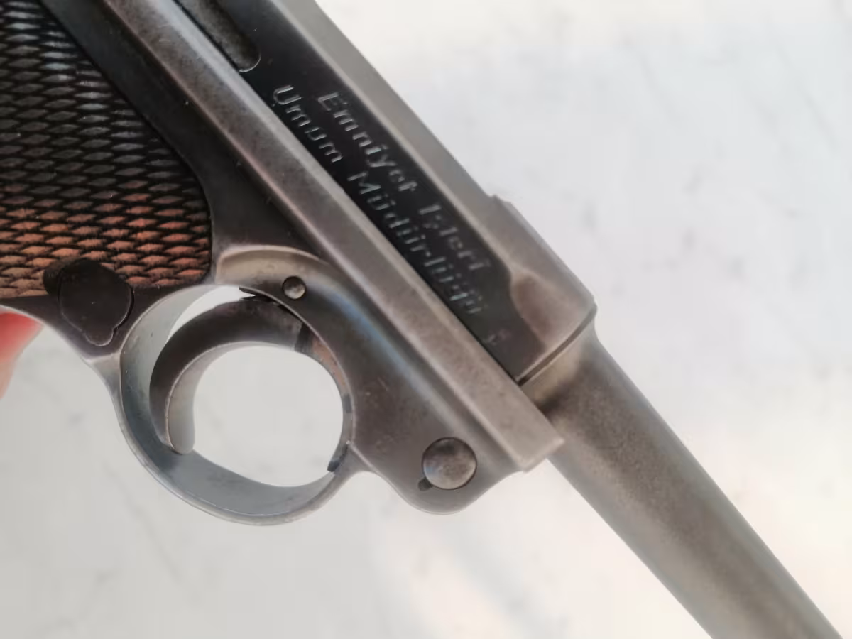 Emekli Polisten ORJİNAL PARABELLUM P08 MUSER
