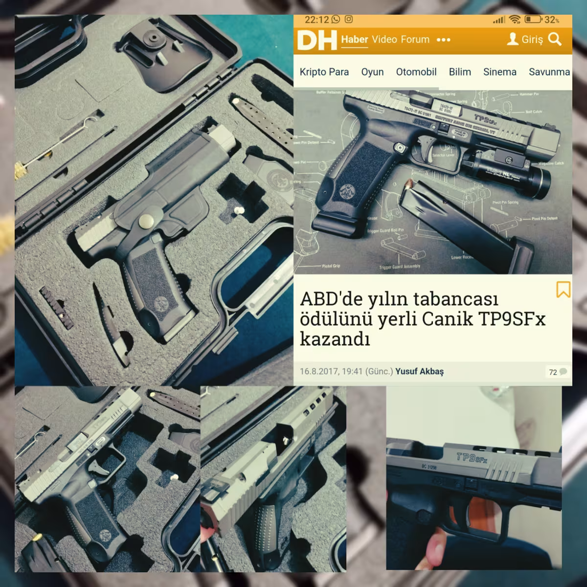 Canik TP9 SFx 9×19 (Ödül Alan Tabanca)