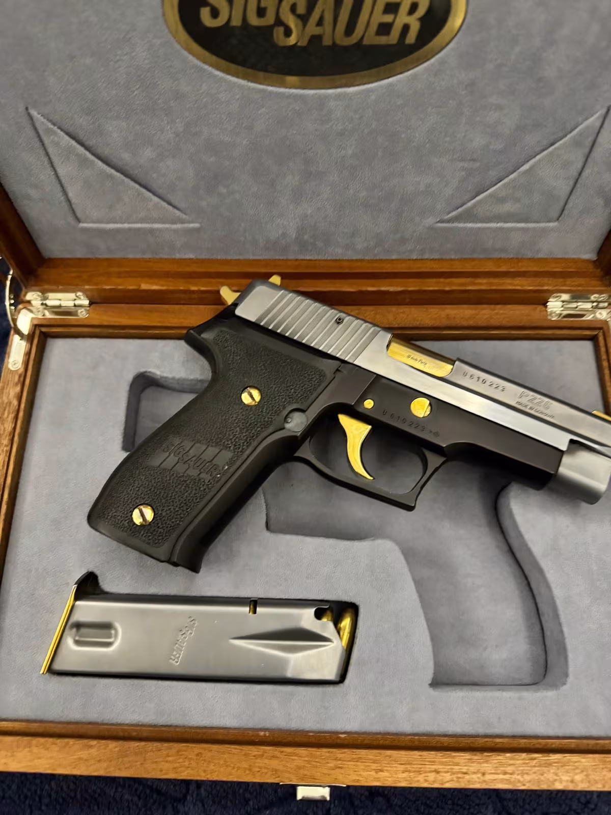 Kutusunda sığ Sauer P 226