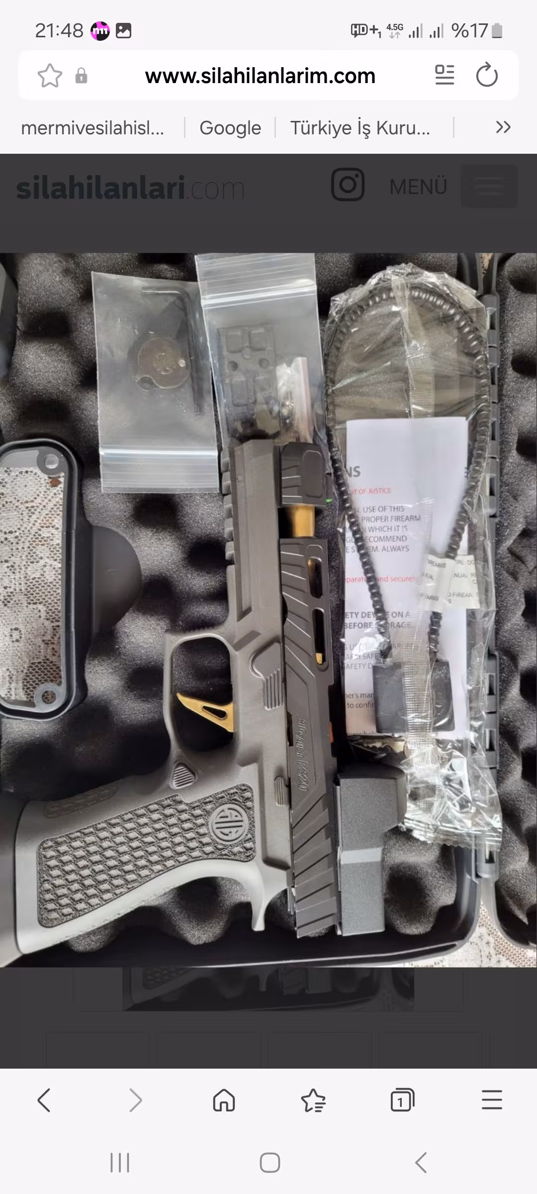 Sigsauer P320 CUSTOMWORKS