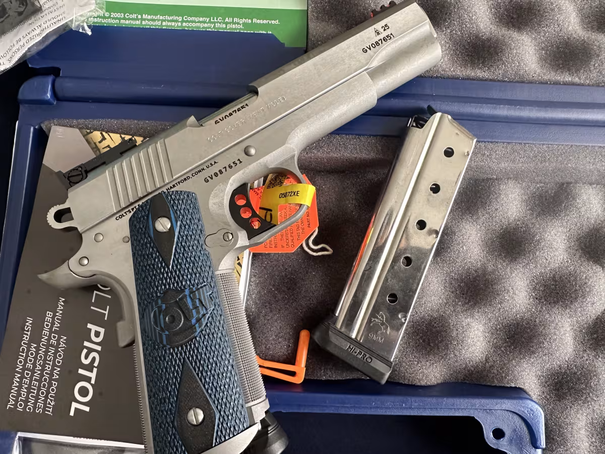 Colt  Tropy 9*19  Sıfır kutusunda