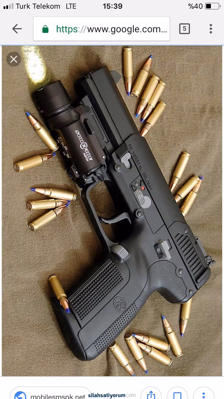Sıfır kutusunda 200 mermi birlikte fn fıve seven