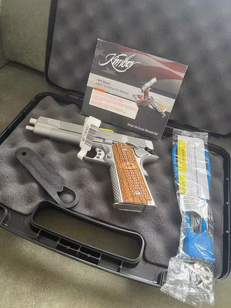 Türkiye'de Tek -Avrupa Özel Yapımı Sıfır Kutulu Kimber 1911 Stainless Raptor II (9mm) - ABD Permili