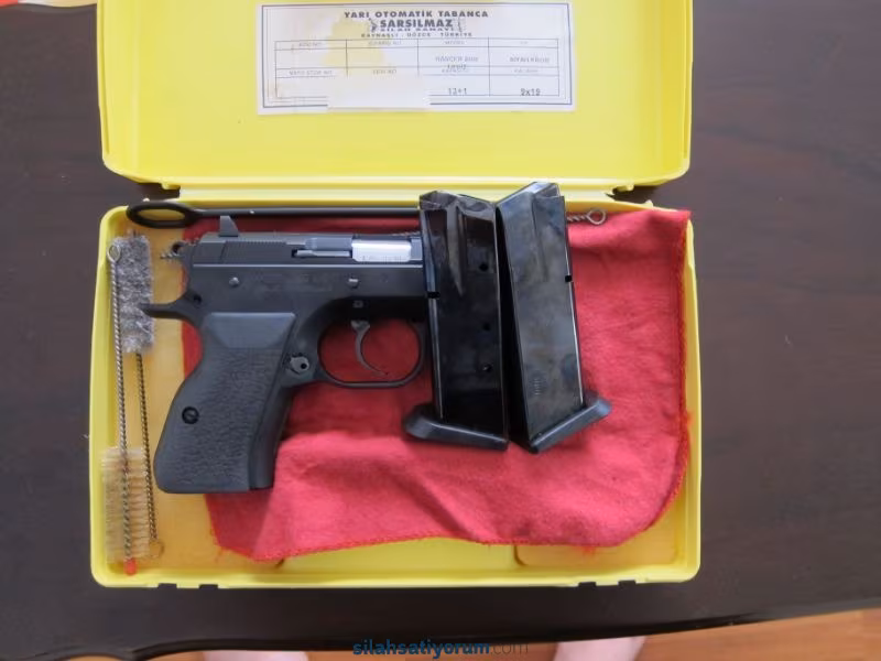 SIFIR AYARINDA  SARSILMAZ HANÇER 2000 LIGHT PARABELLİUM 13+1 -SİYAH KROM  9X19