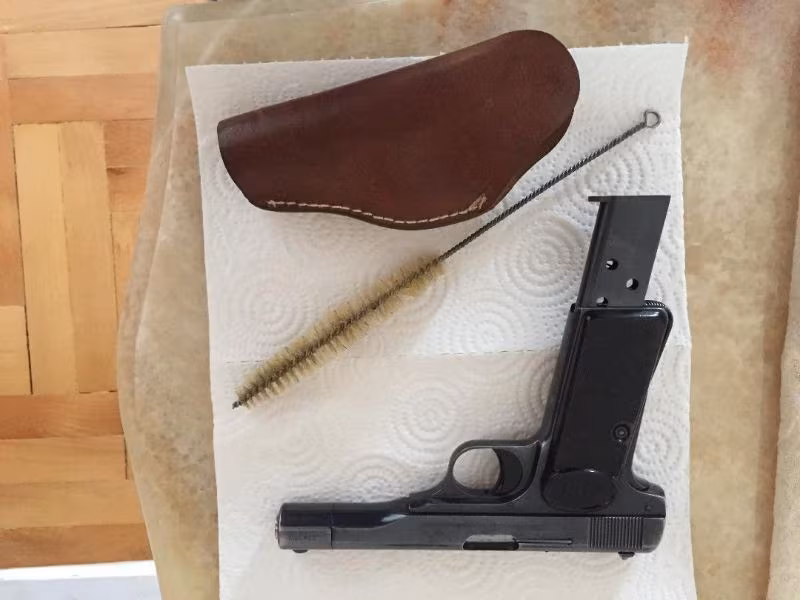 Belçika Yassı ve uzun namlu 7.65 mm