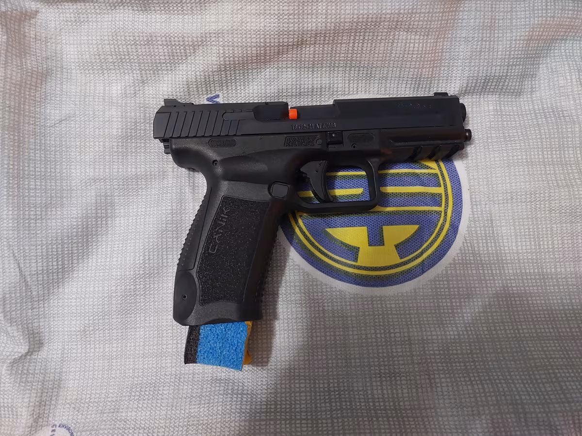 Bulundurma ruhsatlı, sadece 30 atış yapılmış, sıfır ayarında Canik TP9 SF