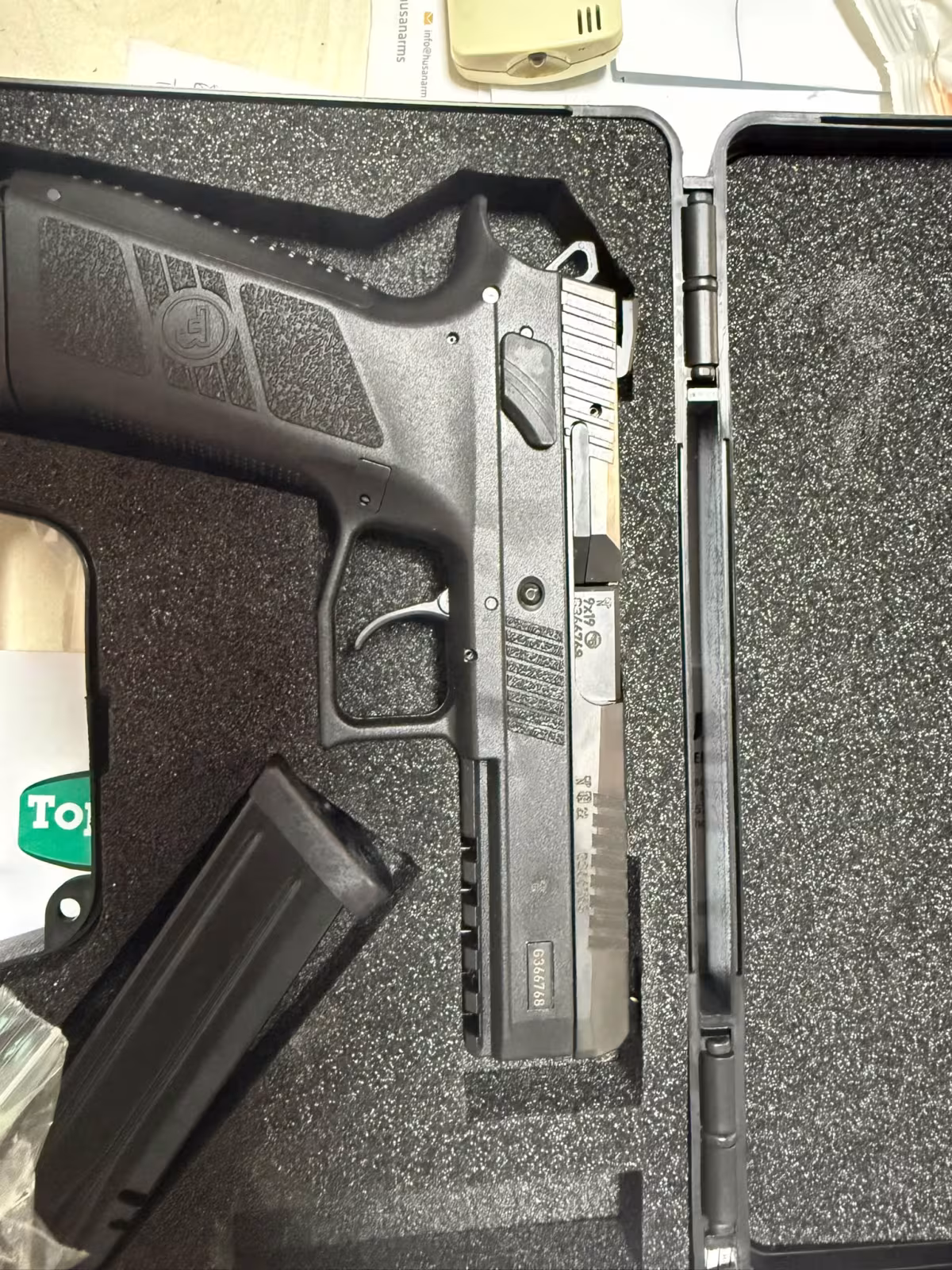 SIFIR KUTUSUNDA CZ P-09 HİÇ KULLANILMAMIŞ