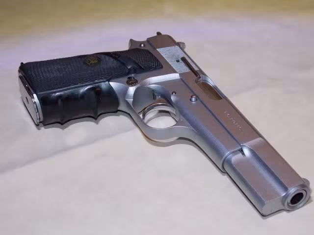 bulundurma ruhsatlı krom browning 9 mm tabanca (BELÇİKA)