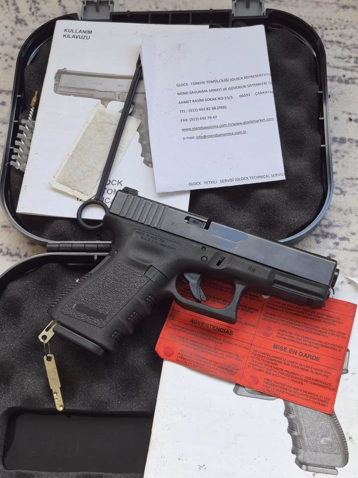 ANAHTARLI KOMPANSATÖRLÜ GLOCK-19C