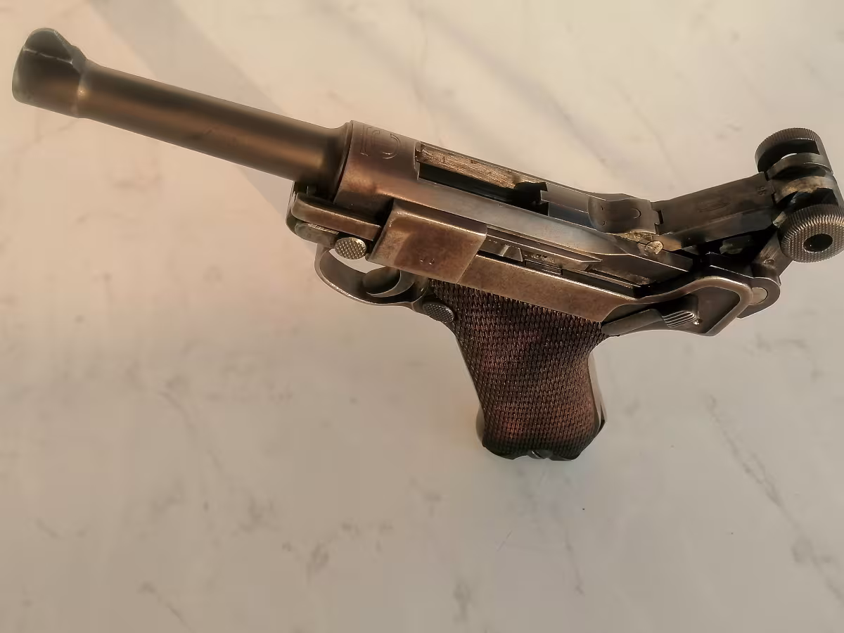 Emekli Polisten ORJİNAL PARABELLUM P08 MUSER