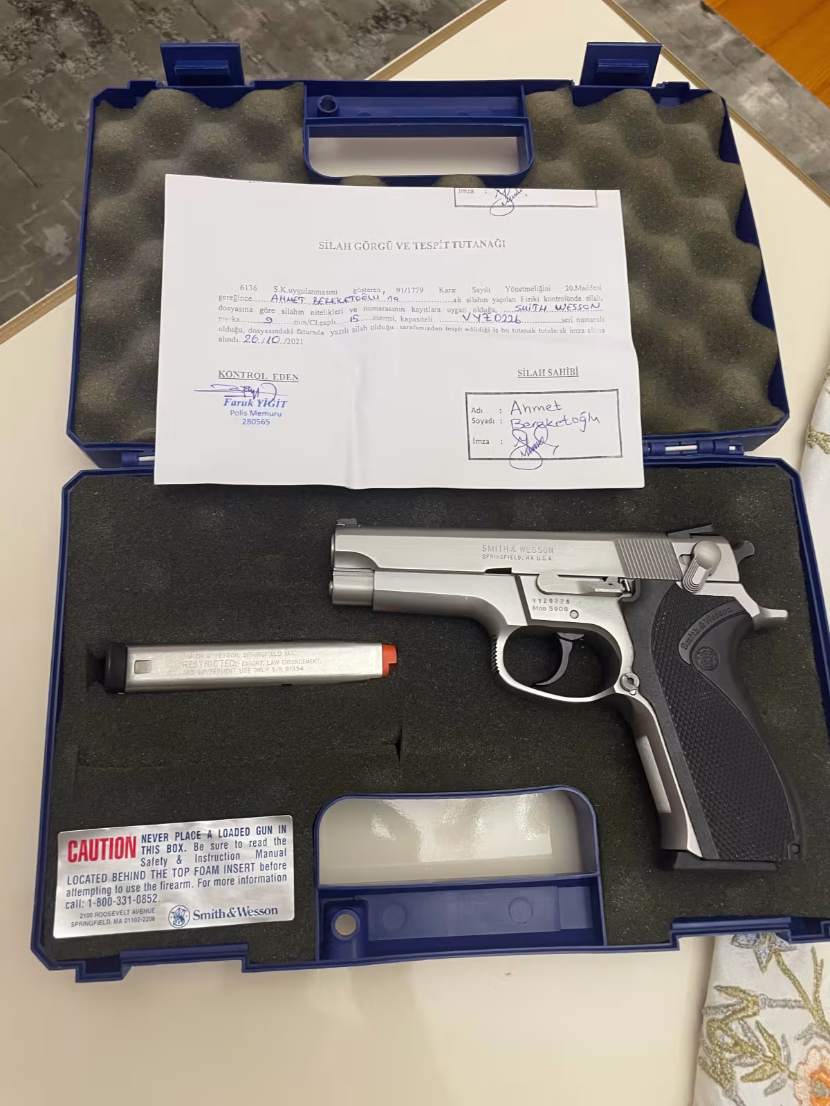 smith wesson 5906 Temiz sıfır ayarında