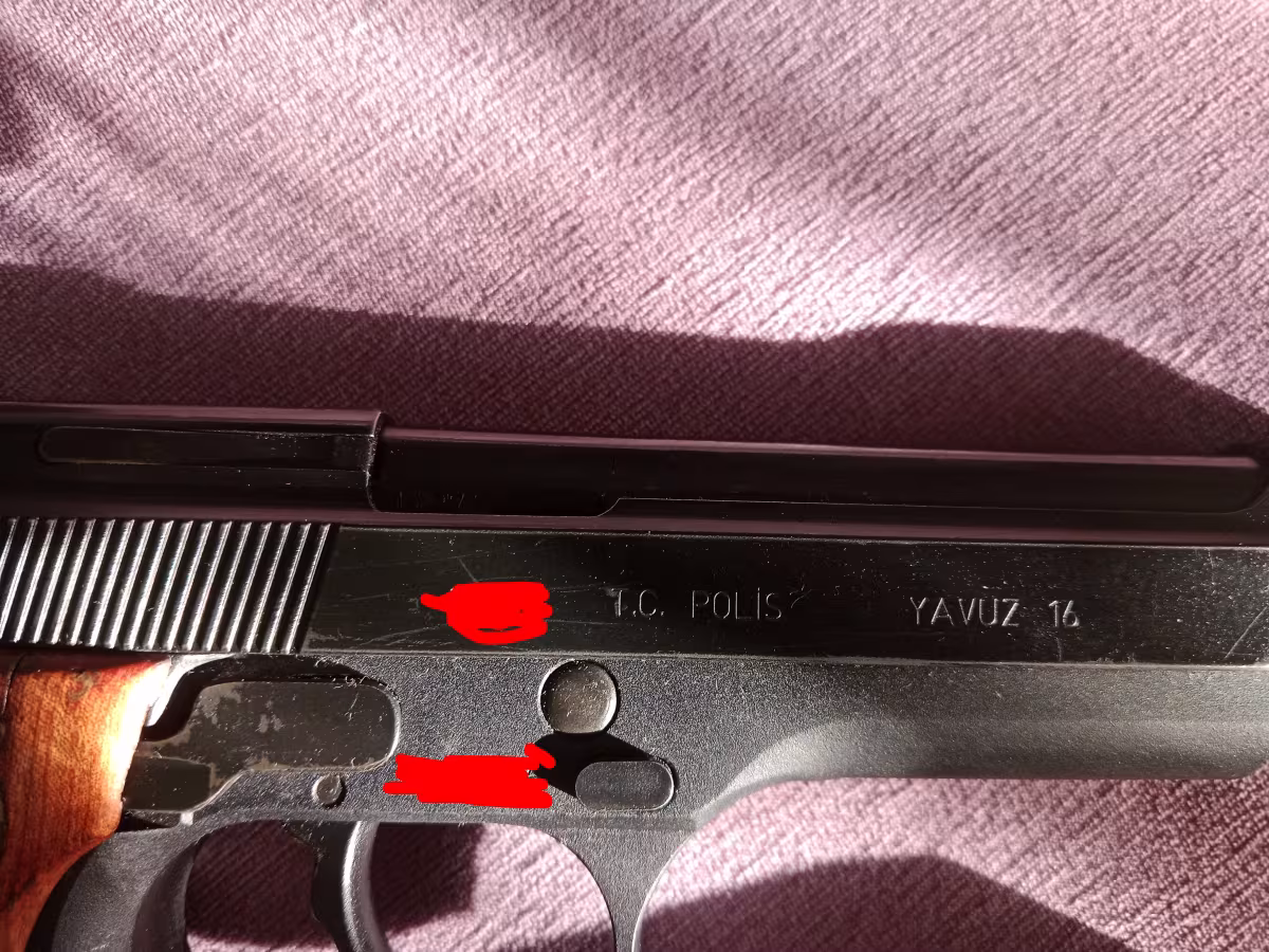 Özel TC polis serili yavuz 16 parabellum