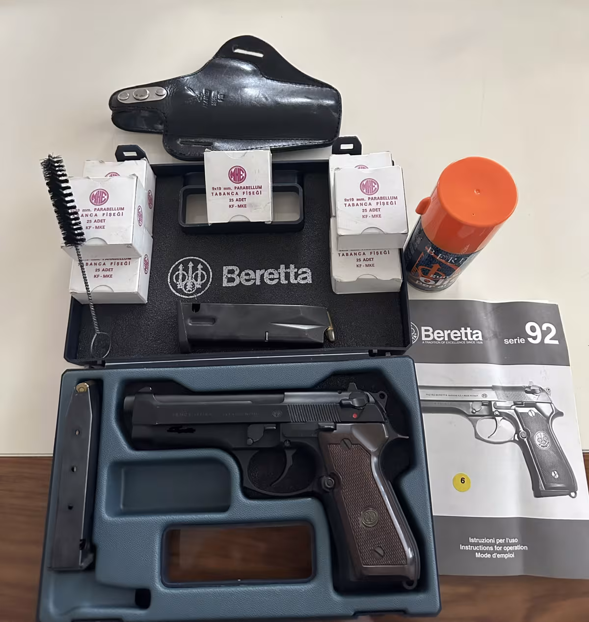 Sıfıra yakın Beretta MOD. 92FS – CAL. 9 Parabellum – PATENTED