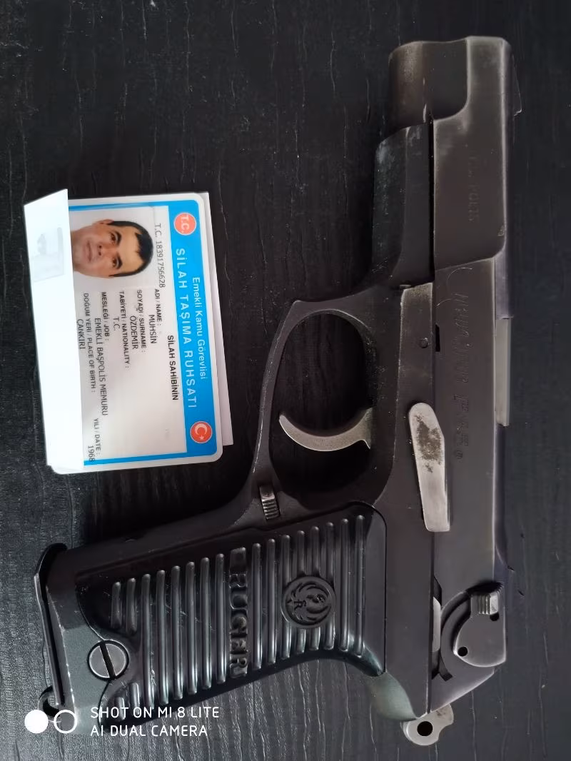 Emekli polisten satılık Ruhsatlı Ruger