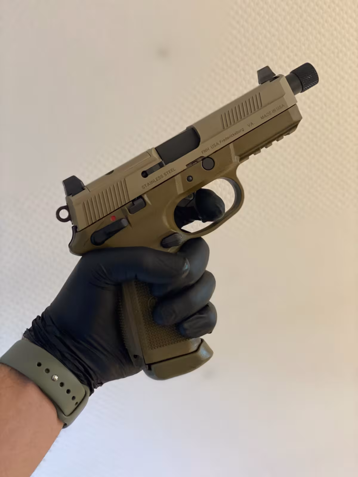 FNX45 tactical 45cal red dot lu özel çantalı çöl desert version